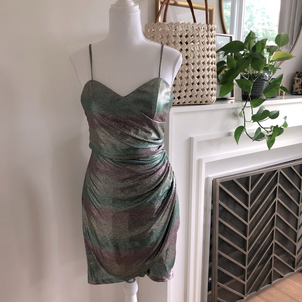 Morgan & Co Sparkly Mermaid Vibes Dress - Size 5